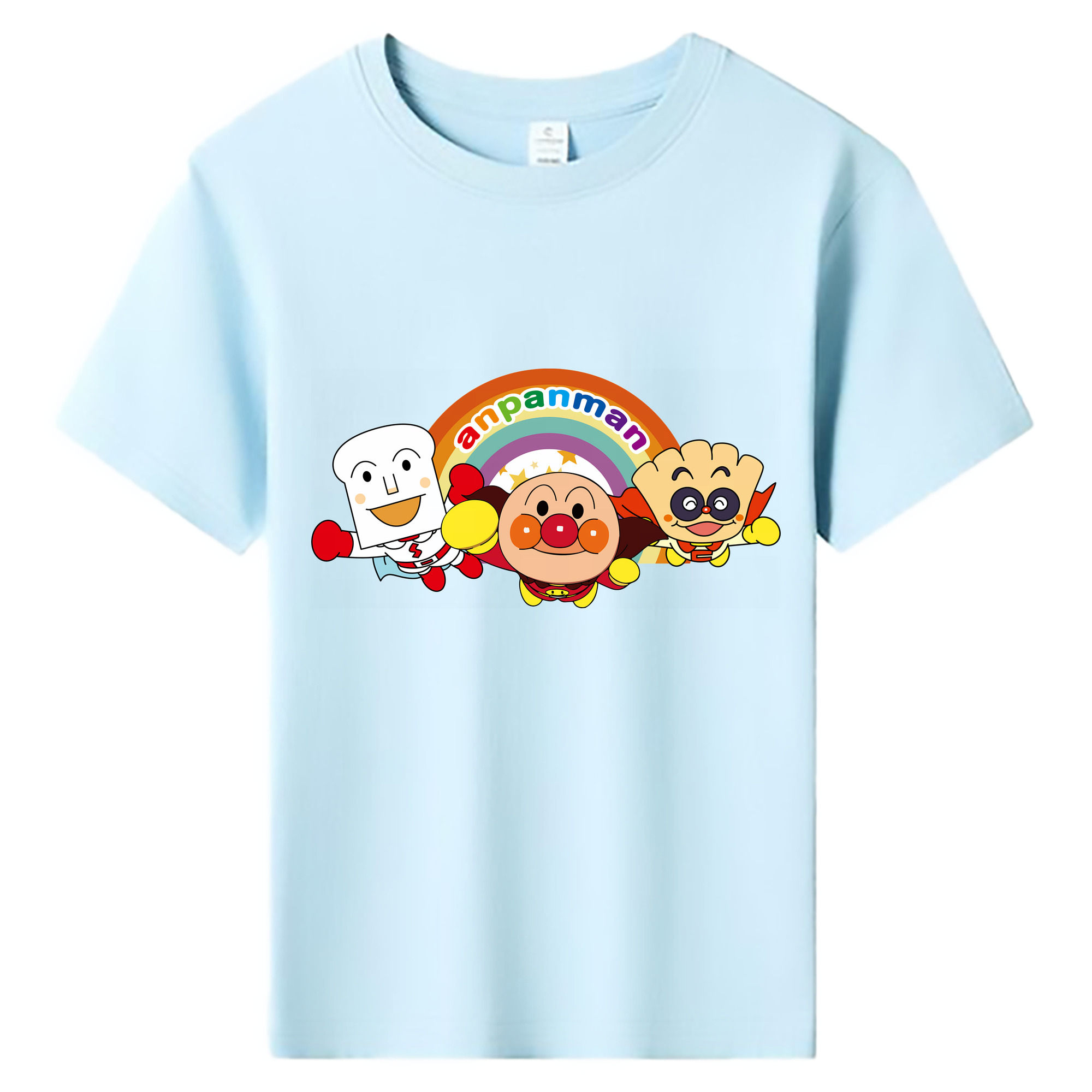 （画像用） アンパンマン Anpanman 綿100％キッズTシャツ（フロントプリント）